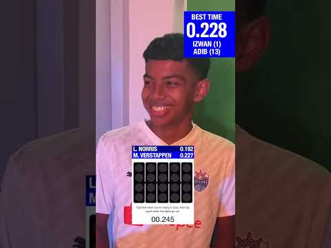 F1 REACTION TIME CHALLENGE PART 2 - YouTube