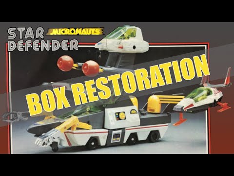 Vintage Mego Micronauts Star Defender Box Restoration