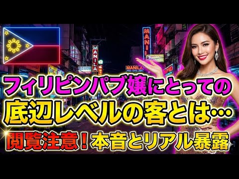 【LD無しはまだマシ】フィリピンパブ嬢にとっての底辺レベルの客とは… YouTubeサムネイル