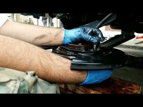 BRZ & FRS How to Separate the Rear Hub from the Drum Brake Assembly When they are Rusted Together