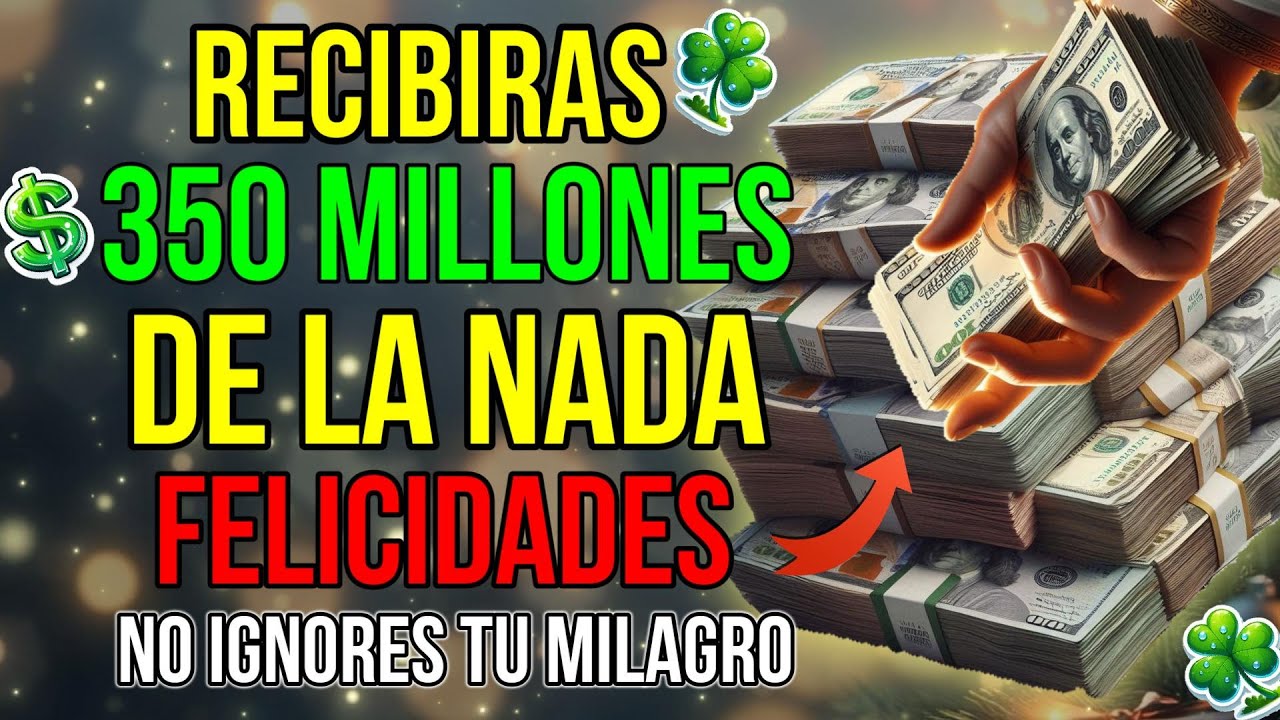 😍🍀 ¡FELICIDADES! Después de 7 Minutos  ¡VERIFICA TU SALDO BANCARIO! ¡NO LO IGNORES! MENSAJE DE DIOS