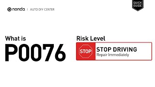 dtc p0076 quickly Fix