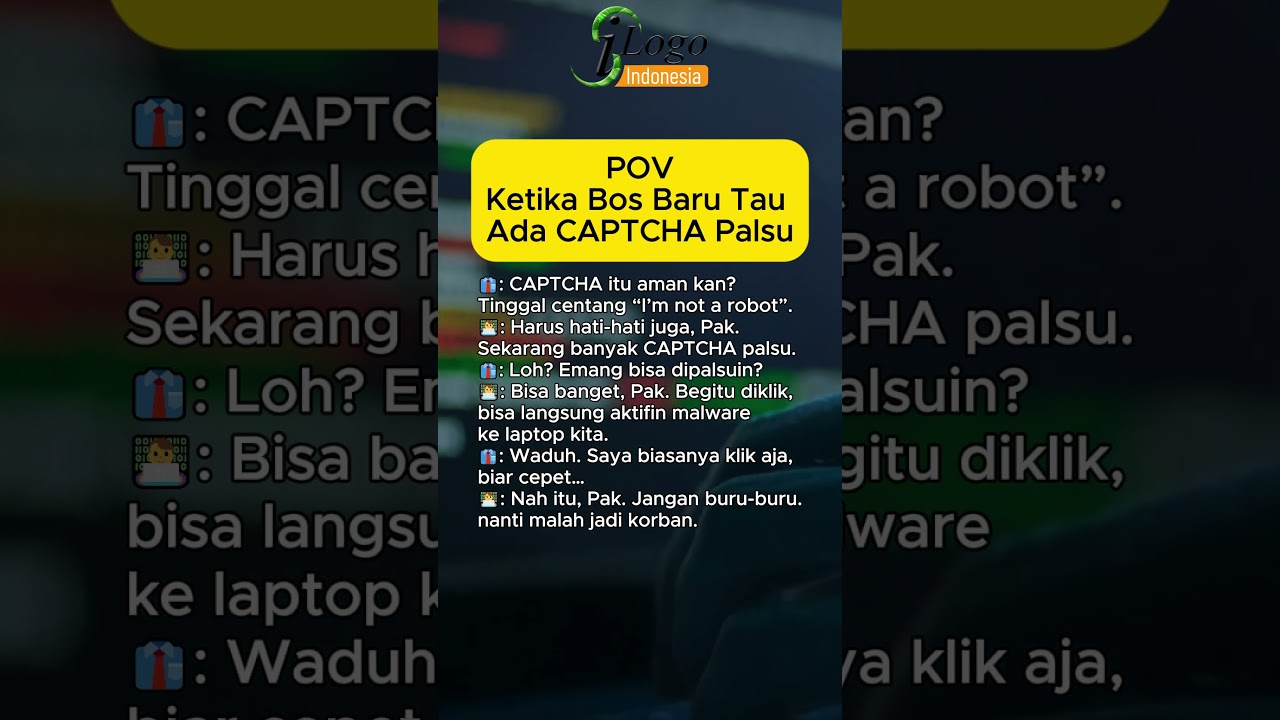 ketika bos baru tau ada captcha palsu #captcha #beritaterkini #keamanandigital #memeindonesia