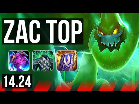 ZAC vs MAOKAI (TOP) | KR Diamond | 14.24