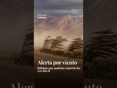 🌬️ FUERTES VIENTOS EN EL NORTE DE JUJUY: RÁFAGAS QUE PODRÍAN SUPERAR LOS 100 KM/H