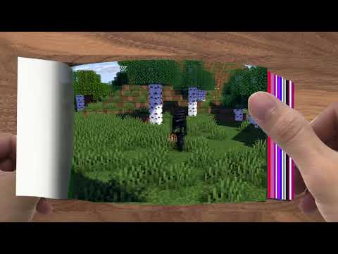 FLIPBOOK   Monster School AMONG US CRAZY TIMING   Minecraft Animation013