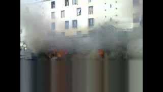 preview picture of video 'La combustion de bus du centre-ville de Sétif -Hous Sém-'