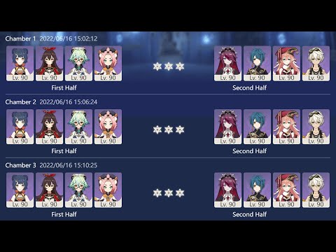 🚫 5 ⭐ Spiral Abyss 2.7 12F Full Star Phase 2