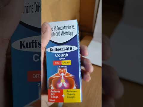 100ml Kuffseal ADC Ambroxol Hl Dextromethorphan Menthol Syrup