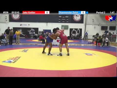 Schultz GR 120 KG Cons. Round 2: Jake Kettler (MN Storm) vs. Dharmender Dalal (India)