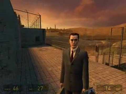 Seeing Half-Life's G-Man with smooth skin brings me deep