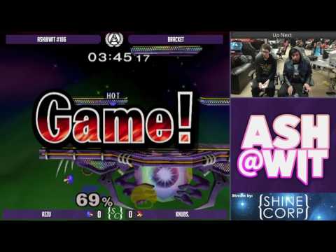 Azzu (Falco) vs Knubs. (Luigi) - ASH@WIT #106 Melee Bracket