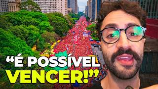 ATO NA AVENIDA PAULISTA PELA REELEIÇÃO DE LULA