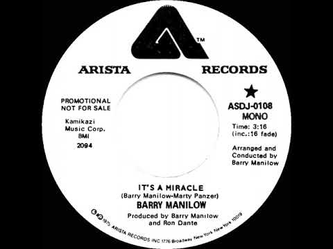 1975 Barry Manilow - It’s A Miracle (mono radio promo 45)