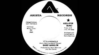 1975 Barry Manilow - It’s A Miracle (mono radio promo 45)