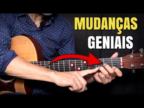 Aprenda fazer MUDANÇAS GENIAIS DE ACORDES para surpreender!!! A progressão que não pode faltar.