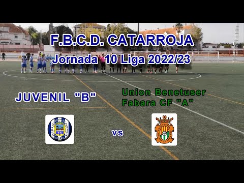 FBCD CATARROJA FÚTBOL JUVENIL "B" EN JORNADA 10 DE LALIGA 1ª REGIONAL GRUPO 5 TEMP 2022-23