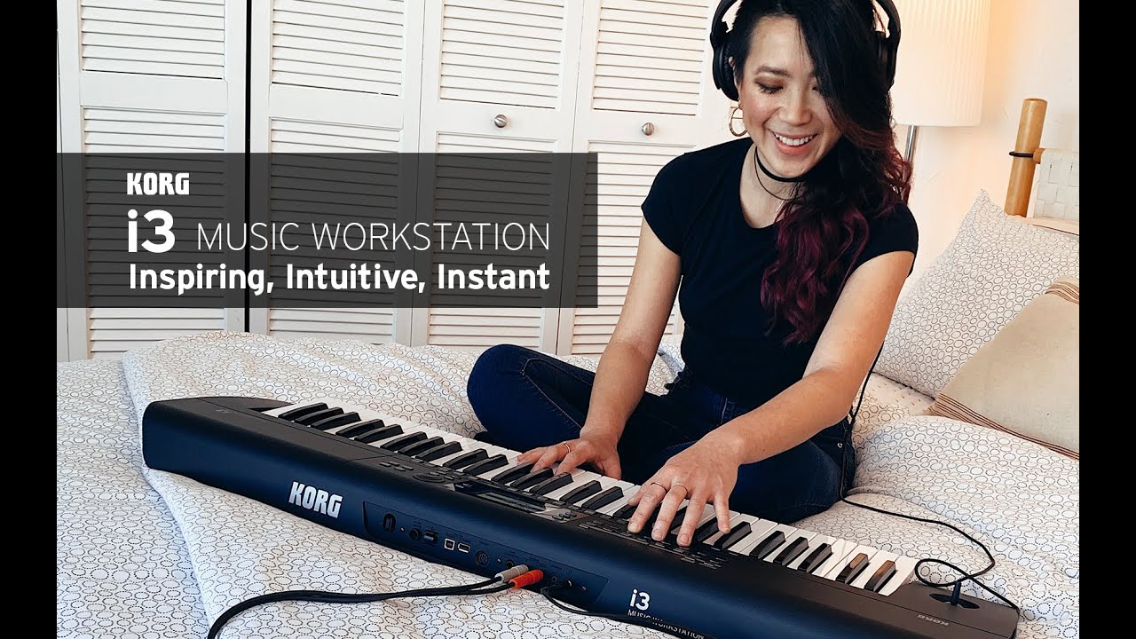 Korg Workstation i3 Schwarz