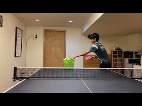 Butterfly Training Tips with Nandan Naresh - Forehand Hook Serve