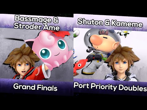 Stroder Ame/BassMage (Sora, Jigglypuff) vs Kameme/Shuton (Olimar, Sora) - Port Priority 7 Grands