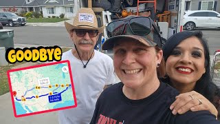 Goodbye California - Packing moving truck & dinner at Golden Corral with #1 Uncle!