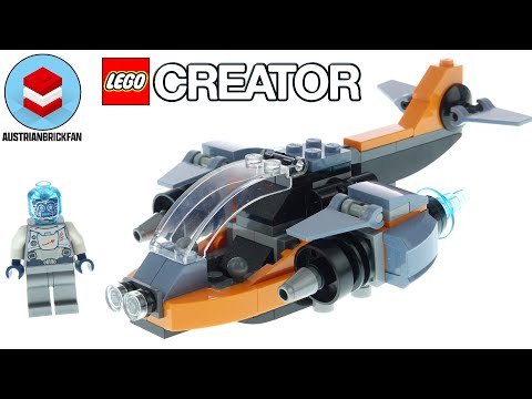 Vidéo LEGO Creator 31111 : Le cyber drone