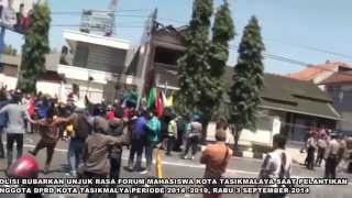 preview picture of video 'Unjuk Rasa Rusuh di Kota Tasikmalaya'