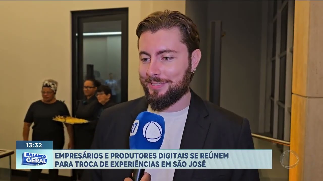 Victor Fornitani — CTO da AUGE — cobertura televisiva do encontro em São José dos Campos