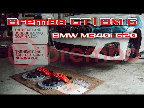 การติดตั้ง เบรค Brembo GT | BM 6 x BMW M340i โดย Repower