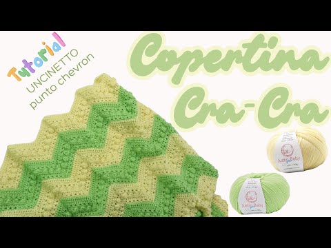 Tutorial manta a ganchillo Cra Cra punto chevron Tessiland