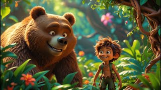 “Baloo and Mouli are inseparable friends.” #friendship #cartoon #animallovers