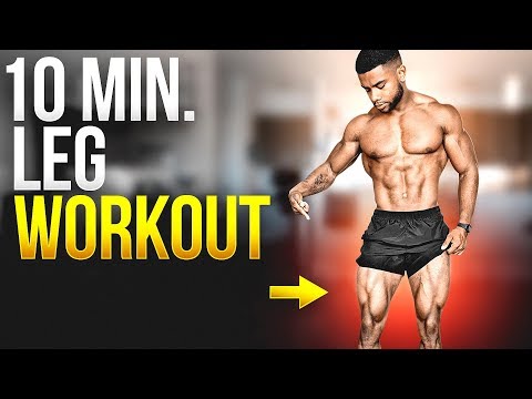 10 Min. Home Leg Workout - Follow Along