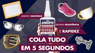 Vídeo de Adesivo Instantâneo Almasuper Ultrarrápido