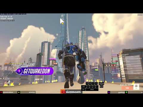 POTG! GetQuakedOn Doomfist Overwatch Gameplay Season 14 Top 500