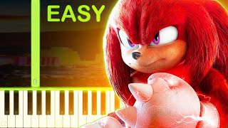 KNUCKLES SERIES THEME - EASY Piano Tutorial