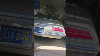 1970 Firebird Formula 400 - Start Up Exhaust