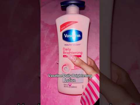 Vaseline Daily Brightening Lotion! 💗 #vaseline #lotion #skincare #beauty #youtubeshorts