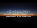 Build a Home - Ben Cocks lyrics 