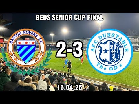 LAST MINUTE WINNER, CUP FINAL, CRAZY END TO MATCH - Barton Rovers vs AFC Dunstable highlights