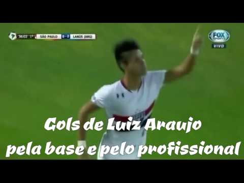 Gols e lances de Luiz Araujo pela base e pelo profissional 2016