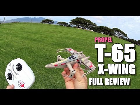 PROPEL STAR WARS T 65 X WING BATTLE DRONE REVIEW & Unboxing