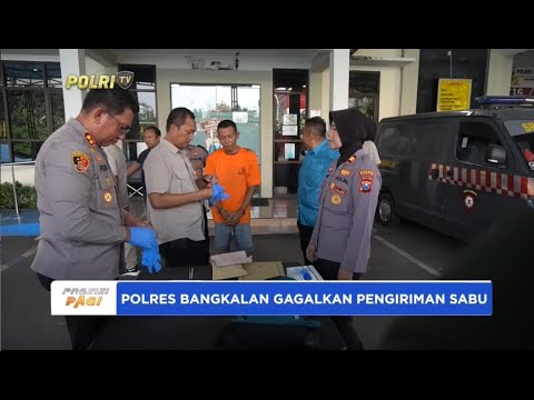 POLRES BANGKALAN GAGALKAN PENGIRIMAN SABU DARI MALAYSIA