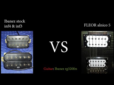 Ibanez INF set VS Fleor alnico 5 (sound comparison)