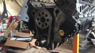 How To Install A Timing Chain Cover | Dodge 5.9 360 Magnum | Engine Rebuild