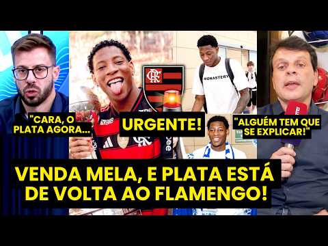 URGENTE! “O PLATA ESTÁ DE VOLTA AO FLAMENGO, E AGORA??? ALGUÉM TEM EXPLICAR POR QUE É QUE…”