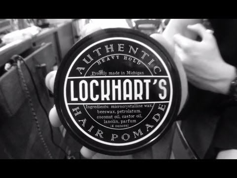 Lockhart's Heavy Hold (Black Tape) Hair Pomade Review...