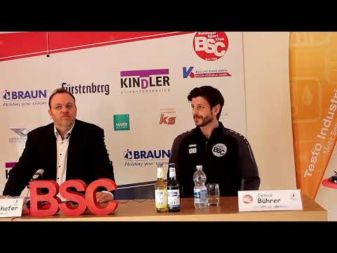 WEB TV FUSSBALLBEZIRK: Pressekonferenz Bahlinger SC - TSG Balingen 2:0.Die Trainer kommen zu Wort