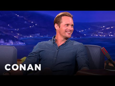 Alexander Skarsgård Likes Aggressive Women | CONAN on TBS
