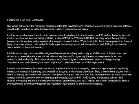 5V0 22 21 VMware vSAN 6 7 Specialist Free Practice Test And Answers Updated