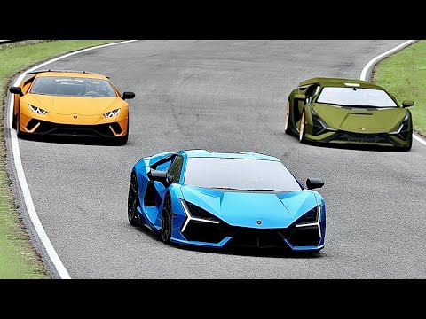 Lamborghini Revuelto vs Lamborghini Sian vs Lamborghini Huracan Performante at Nordschleife